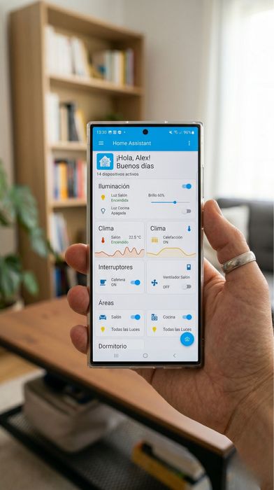 Pantalla táctil de control domótico centralizado
